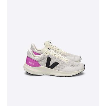 Veja MARLIN V-KNIT Topanky Panske White/Purple | SK 242TCE